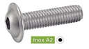 VITE METALLICA A TESTA ESAGONALE CON FLANGIA - ACCIAIO INOX A2