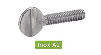 SHOULDERLESS THUMB SCREWS - STAINLESS STEEL A2