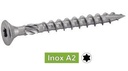 SIX LOBE COUNTERSUNK HEAD FACADE SCREWS - Stainless steel a2