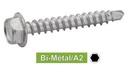 VIS AUTOPERCEUSES TETE HEXAGONALE A EMBASE POINTE 1 - BI-METAL / A2