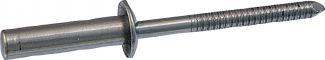 SEALED RIVETS FLAT HEAD - STAINLESS STEEL A2