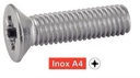 [DIN 965] PARAFUSOS METÁLICOS DE CABEÇA ESCARONADA POZIDRIVE - AÇO INOXIDÁVEL A4 (semelhantes a ISO7046, NFE25-119, UNI 7688)
