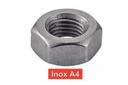 [DIN 934] HEXAGON NUTS METRIC FINE PITCH - STAINLESS STEEL A4 (SIMILAR ISO 4032, NFE25-401, UNI 5588)