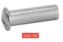 TORNILLOS DE PORTILLA HEMBRA - ACERO INOXIDABLE A4