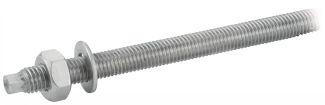 THREADED RODS FOR CHEMICAL ANCHOR - ZINC PLATED STEEL