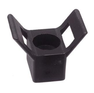 BLACK SADDLE TYPE WALL TIE MOUNT - NYLON 6.6