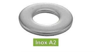 [NFE 25513] FLAT MEDIUM STAMPED WASHERS TYPE M - STAINLESS STEEL A2 (NFE25-514, ISO 7089)