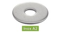[NFE 25513] ANILHAS PLANAS EXTRA GRANDES TIPO LL - AÇO INOXIDÁVEL A2 (NFE25-514, ISO 7089)