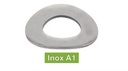 [DIN 137 B] GEWELLTE ELASTISCHE UNTERLEGSCHEIBEN - EDELSTAHL A1 (UNI 8840 B)