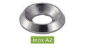 RONDELLES CUVETTES DECOLLETEES - INOX A2