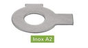 ARANDELAS DE SEGURIDAD EN ESCUADRA CON DOS SOLAPAS - ACERO INOXIDABLE A2