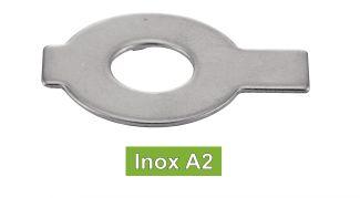 WASHERS WITH LONG TAB - STAINLESS STEEL A2