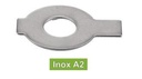 BLOCCADADI A PINNA DRITTA - ACCIAIO INOX A2