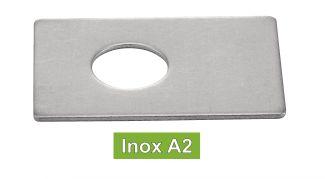 FREINS D'ECROUS RECTANGULAIRES - INOX A2