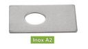 BLOCCADADI RETTANGOLARI - ACCIAIO INOX A2