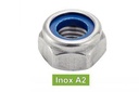 [DIN 985] DADI ESAGONALI AUTOBLOCCANTI CON ANELLO IN NYLON - ACCIAIO INOX A2 (SIMILE ISO 10511, NFE25-412, UNI 7474)