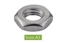 [DIN 439] HEXAGON THIN NUTS - STAINLESS STEEL A2 (SIMILAR ISO 4035, NFE25-405, UNI 5589)