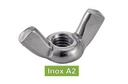 ECROUS A OREILLES FORME AMERICAINE - INOX A2 (SIMILAR DIN 315)