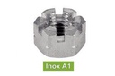 [DIN 935] TUERCAS HEXAGONALES ALMENADAS - STAINLESS STEEL A1 (SIMILAR ISO 7035, NFE27-414)