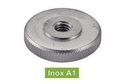 [DIN 467] ECROUS MOLETES TYPE BAS - INOX A1 (UNI 6603)