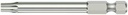 INSERTO TORX PER VITI ANTIMANOMISSIONE - ACCIAIO INOX