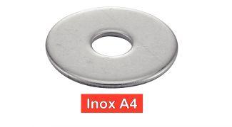 [NFE 25513] RONDELLES PLATES EXTRA LARGES TYPE LL - INOX A4 (NFE25-514, ISO 7089)