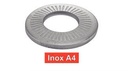 RONDELLES CONIQUES STRIÉES SERIE MOYENNE - INOX A4