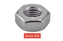 [DIN 934] ECROUS HEXAGONAUX LUBRIFIES - INOX A4 (SIMILAR ISO 4032, NFE25-401, UNI 5588)