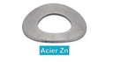 [DIN 137 A] CURVED SPRING LOCK WASHERS - Zinc plated steel (UNI 8840A)