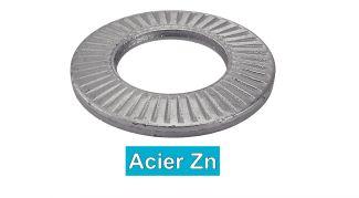 RONDELLES -CONTACT- SERIE ETROITE - ACIER ZN