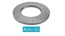 RONDELLES -CONTACT- SERIE ETROITE - ACIER ZN