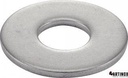 RONDELLE PIATTE LARGHE TIPO L - ACCIAIO INOX A2