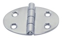 CHARNIÈRE, OVALE - INOX A2