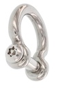 BOW-SHACKLE "SECUR" WITH TX20+PIN SOCKET - STAINLESS STEEL A4