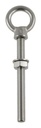 BULLONE AD OCCHIELLO CON FILETTATURA METRICA - ACCIAIO INOX A4