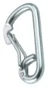KARABINERHAKEN MIT BÜGEL - EDELSTAHL A4