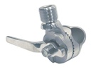 SUPPORTO PER BINARIO ANTENNA REGOLABILE - ACCIAIO INOX A4