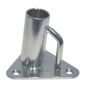  BASE DE MONTANTE TRIANGULAR, 5° - ACERO INOXIDABLE A4