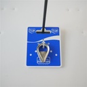 DEDAL CON BARRA - ACERO INOXIDABLE A4