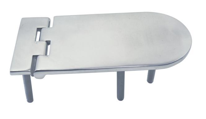 CHARNIÈRE AVEC FILETAGE - INOX A4