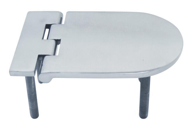 HINGE WITH THREAD - STAINLESS STEEL A4