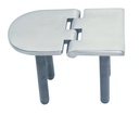  HINGE WITH THREAD - STAINLESS STEEL A4