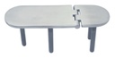  HINGE WITH THREAD - STAINLESS STEEL A4