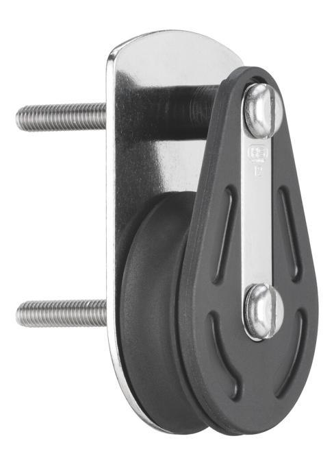  SPRENGER CHEEK BLOCK WITH SLIDE BEARING - STAINLESS STEEL A2/PLASTIC