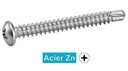 [DIN 7504 M] PARAFUSOS AUTOPERFURANTES DE CABEÇA CILÍNDRICA PHILLIPS - AÇO ZINCADO (semelhante à ISO 15481)