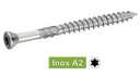 TORX RAISED COUNTERSUNK HEAD DECKING SCREW - STAINLESS STEEL A2