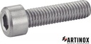 [DIN 912] TORNILLOS CABEZA CILNDRICA CON HEXAGONO INTERIOR - Acero inoxidable a2 (similar ISO 4762, NFE25-125, UNI 5931)