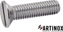 [DIN 963] TORNILLOS CABEZA AVELLANADA RANURADA - ACERO INOXIDABLE A2 (SIMILAR ISO 2009, NFE25-123, UNI 6109)