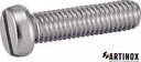 [DIN 84] VIS A METAUX TETE CYLINDRIQUE FENDUE - INOX A2 (SIMILAR ISO 1207, NFE25-127, UNI 6107)