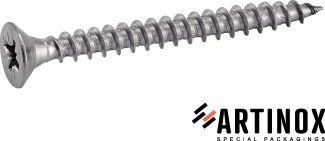 POZIDRIVE COUNTERSUNK HEAD CHIPBOARD SCREWS - STAINLESS STEEL A2